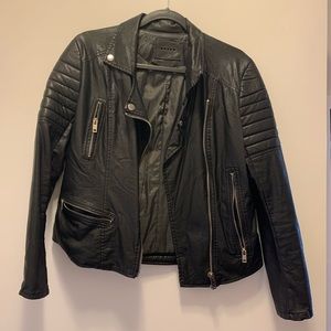 BLANKNYC Faux Leather Moto Jacket